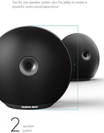 sharper image true wireless stereo speakers