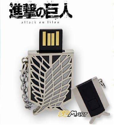Giant SCMart investigation Corps emblem USB memory 8GB march (Attack on Titan) Keychain