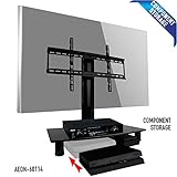 Universal TV Stand with Storage - fits Samsung, Vizio, LG, Sony and more