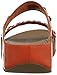 FitFlop Women's Biker Chic Slide Dress Sandal, Flame, 6 M US