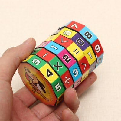 Plasctic 6 Layers Puzzle Cube Learning Math Educational Toy for Kids - COLORFUL