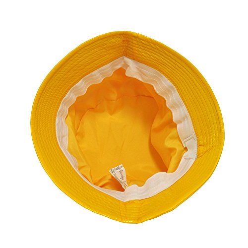 TOUTACOO, Waterproof Wax Style Bucket Rain Hat 02-Yellow