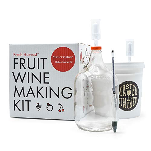 Master Vintner Fresh Harvest One Gallon Small Batch Fruit Wine Making Kit Pricepulse