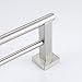 KES Towel Bar Towel Holder with Double Rod 23 Inch Brushed SUS 304 Stainless Steel Wall Mount Bathroom Shelf Rack Contemporary Style, A2201-2