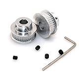 BIQU GT2 Synchronous Wheel 36 Teeth 8mm Bore Aluminum Timing Pulley for 3D Printer 6mm Width Belt (Pack of 2pcs)