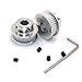 BIQU GT2 Synchronous Wheel 36 Teeth 8mm Bore Aluminum Timing Pulley for 3D Printer 6mm Width Belt (Pack of 2pcs)