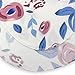 Newborn Receiving Blankets Baby Swaddle Blanket and Bow Headband Set Baby Shower Gift (Blue)