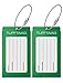 Luggage Tags Business Card Holder by TUFFTAAG - Durable Travel ID Bag Tag in Multiple Color Options, Perfect for Suitcases, Backpacks, and Carry-Ons, Easy Identification, Secure and Stylish