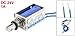 Uxcell 1A Push Pull Type Open Frame Solenoid Electromagnet, 10 mm, 80 g, DC 24V
