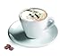 CUISINOX CUP-455 Porcelain Cappuccino Cups, Set of 4, White