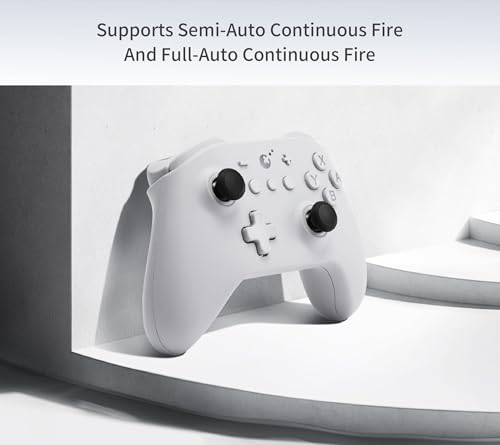 GuliKit KK3 Wireless Controller For PC/Windows/Switch/Switch 2/Steam Deck/Android, Hall Effect Analog Triggers & TMR Joysticks Ergonomic Switch Controllers, 23 Hours Rechargeable Battery/6 Axis Gyro