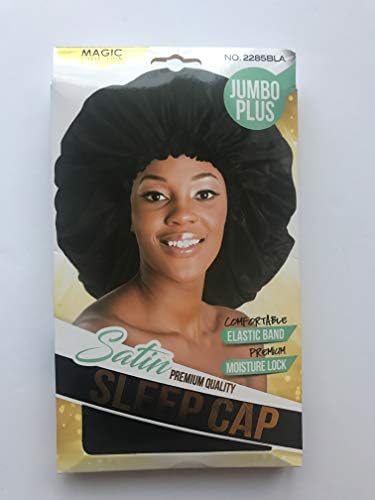 Premium Satin Sleep Cap Jumbo Plus for Large Hairstyles or Rollers