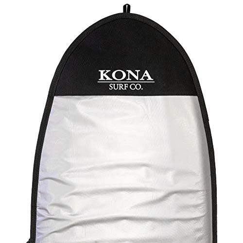 KONA SURF CO. Longboard Cover Insulated Board Bag in Silver sz:9ft - Thumbnail 2