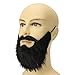 BeeSpring Fashion 1pc Funny Costume Party Male Man Halloween Beard Facial Hair Disguise Game Black Mustache