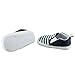 Fairy Season Baby Unisex Cotton Blend Soft Sole Navy Stripe Cloth Shoes