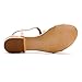 Alexis Leroy Summer Women's Classic Buckle Design Fashion Flat Sandals