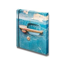 Canvas Prints Wall Art - Close Up of Old Rusty Car Door | Modern Wall Decor/Home Decoration Stretched Gallery Canvas Wrap Giclee Print. Ready to Hang - 12" x 12"