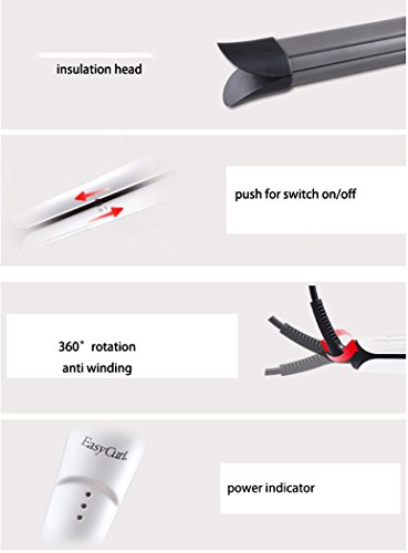 Curling Iron Hair Curler& Straightener Thermostatic Hair Curling & Straightening For Wet&dry Hair