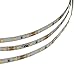 LEDwholesalers UL 16.4-ft Flexible LED Light Strip with 300xSMD2835 12-Volt 24-Watt, Warm White 2700K, 20105WW-27K