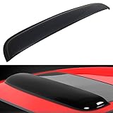Mega Racer Universal 1062 mm / 42 in Sun/Moon Roof Sunroof Moonroof Shade Guard Dark Smoke Tint Rain Vent Wind Deflector Auto Visor