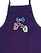 Personalized Children's Apron with Embroidered Name and Multiple Designs to Choose From