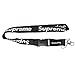 Lanyard Keychain Holder Keychain Key Chain Black Lanyard Clip with Webbing Strap (Superme)