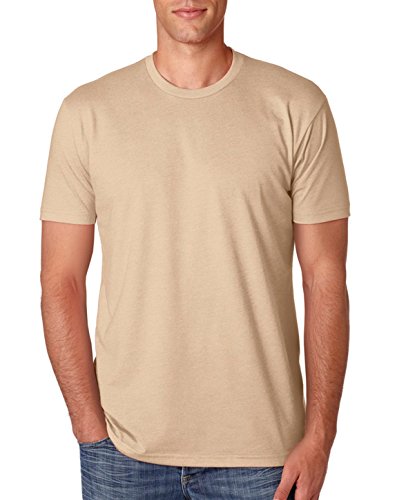 Next Level Apparel N6210 Mens Premium CVC Crew - Heather Cream, Small