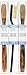 Swissco Tooth Brush Tortoise Natural Bristle Hard, 3-Count Pack