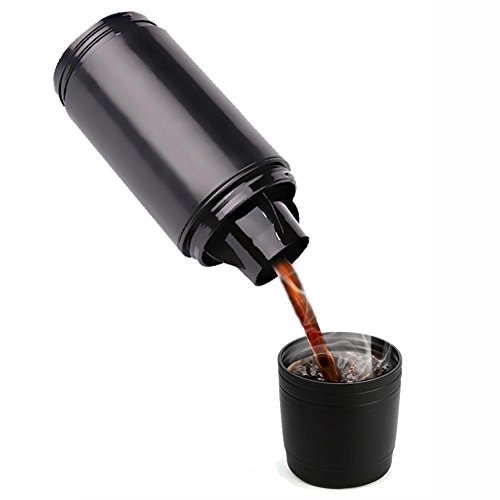 Coffee Maker,150ML Portable Electric Milk Coffee Machine,Coffee Pot Electric Coffee Cup for Outdoor Camping Travel Picnic Hiking(Without Battery)