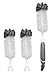 Baby Brezza Premium Baby Bottle Starter Gift Set - Pack of 6 Bottles and 8 Nipples Plus Bottle Brush and Cleaning Cloths - Kit is Great for Newborns and Infants - Bulk Baby Feeding Bottle Set