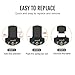 Bossblue Black Replacement Band for Garmin Vivoactive, Silicone Replacement Fitness Bands Wristbands with Metal Clasps for Garmin vivoactive GPS Smart Watch