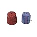 20Pcs/Set R134a 13mm & 16mm Air Conditioning Service AC System Charging Port Caps (10 Red High & 10 Blue Low)