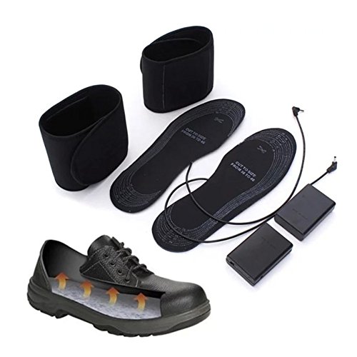 7buy One Pair Battery Operated Insole Heated Insoles,cut to Fit Size for Shoes Outdoor Sports Skiing,battery Not Include