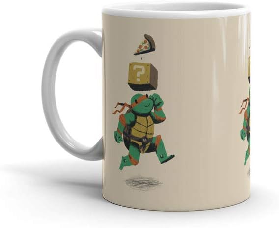 The Tea and Coffee House turtle power.up 11Oz Ceramic Coffee Mugs 882975