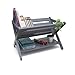 Lipper International Kids' Book Caddy with Shelf, Gray
