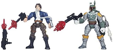 Star Wars hero Smasher's Action Figure 2 Pack Han Solo VS Boba Fett / Star Wars Hero Mashers Battle Pack Action Figures [parallel import]