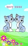 2019 - 2020: Agenda Scolaire 2019 - 2020 / Une page par jour / Planificateur Académique / Chats mig by Love to Write