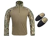 ATAIRSOFT Tactical Military Emerson Gen3 G3 Men Long Sleeve Shirt With Elbow Pads AOR2