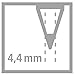 Stabilo CarbOthello Pastel Pencil - No. 100 - Titanium White - Box of 12