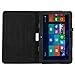 kwmobile Elegant synthetic leather case for Samsung Ativ Smart PC 500T in black with convenient STAND FEATURE