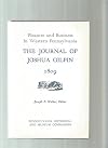 Pleasure and Business in Western Pennsylvania: The Journal of Joshua Gilpin, 1809