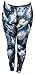 Cute Space Kitten Ladies Leggings SmallBlack