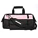 16-inch Tool Bag - Pink Lady Tool Organizer, Wide Mouth Open Tote, Multiple Pockets with Adjustable Shoulder Strap
