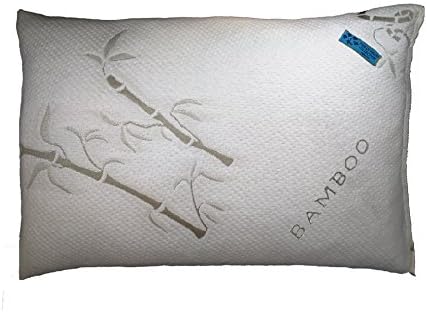 5 Diamond Collection Shredded Memory Foam Cooling Pillow for Side, Back, Stomach Sleepers, Washable, Standard Size