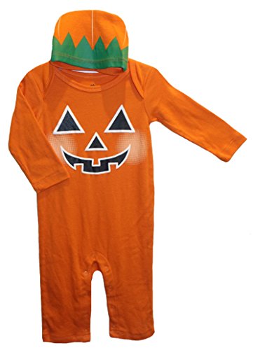 2 Piece Baby Boys' Girls' Pumpkin Face Dress Up Costume Outfit