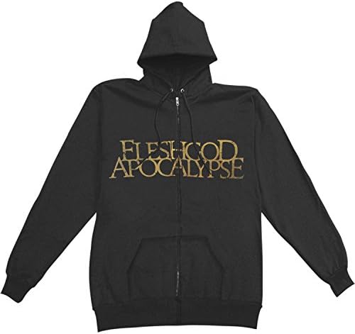 Fleshgod Apocalypse Men's Laurel Zippered Hooded Sweatshirt Small Black