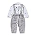 Ferenyi US Baby Boys Formal Party Wedding Tuxedo Jumpsuit Overalls Rompers