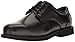 Thorogood Uniform Classics Oxford Black Dress Shoes for Men Featuring High-Shine Leather, Removable EVA Comfort Insole, and Slip-Resistant Blown Rubber Outsole