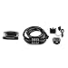 Tcamp Bike Accessories Include LED wired Bike Computer, Black Self Coiling Cable Password Bike Lock and 16 in 1 Multi-Function Cycling Mechanic Repair Tool Kit