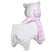 Alpacasso 17'' White Plush Alpaca, Cute Stuffed Animals Toys.(Scarf and Earmuff)